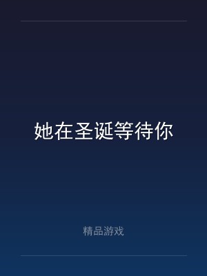 她在圣诞等待你