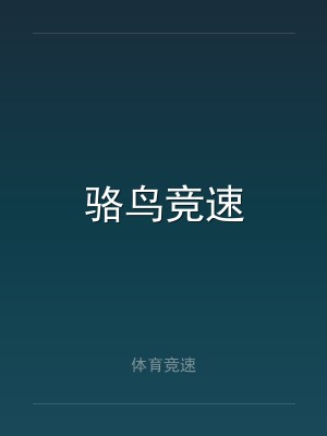 骆鸟竞速