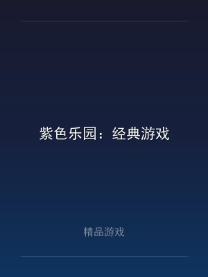 紫色乐园：经典游戏