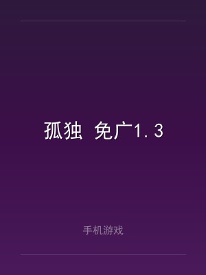 孤独 免广1.3