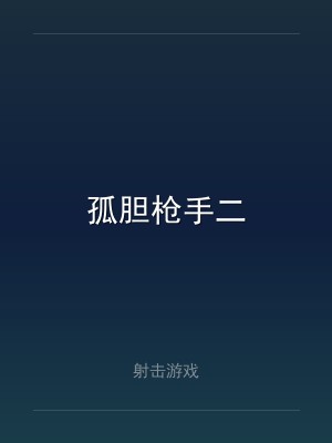 孤胆枪手二