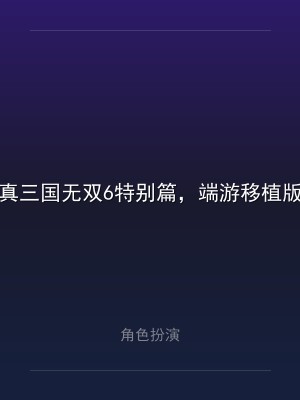 真三国无双6特别篇，端游移植版
